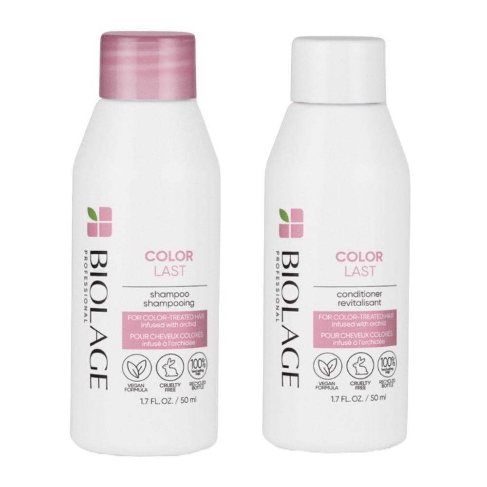 Biolage Color Last Shampoo & Conditioner Travel Size Set 🚿 NEW